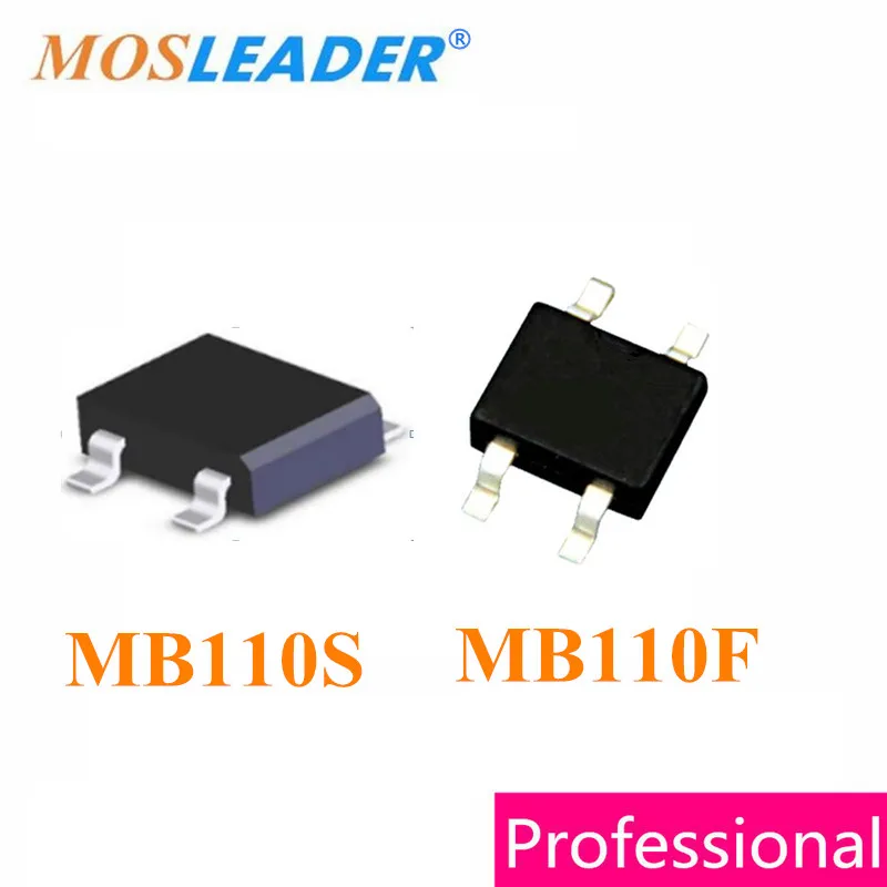 Mosleader MB110S MB110F SOP4 1000 шт. MB110 1A 100 в выпрямитель перемычки Шоттки высокого