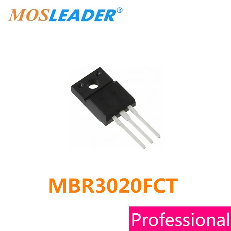 Mosleader 50 шт. MBR3020FCT TO220F MBR3020F MBR3020 высокое качество|Запасные части| |