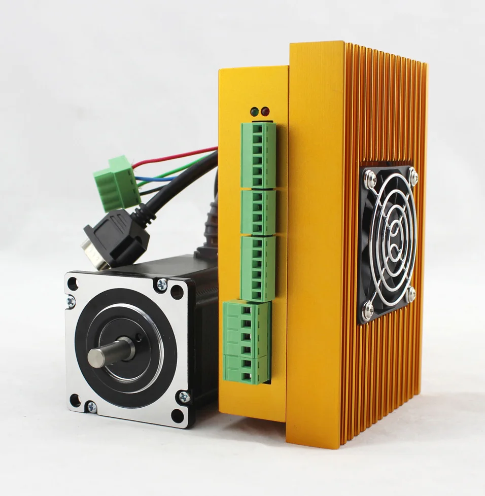 Легкий сервопривод LCDA86 + LC60H2102 4.5Nm Nema 24 замкнутый цикл шаговый двигатель комплект