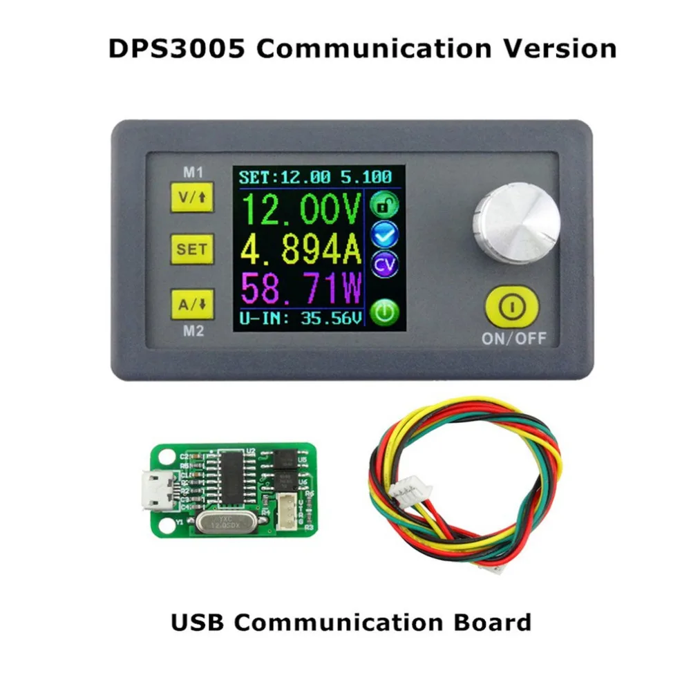 DPS3005 преобразователь напряжения ЖК-вольтметр функция связи Постоянное Напряжение Ток понижающий Регулируемый источник питания постоянного тока