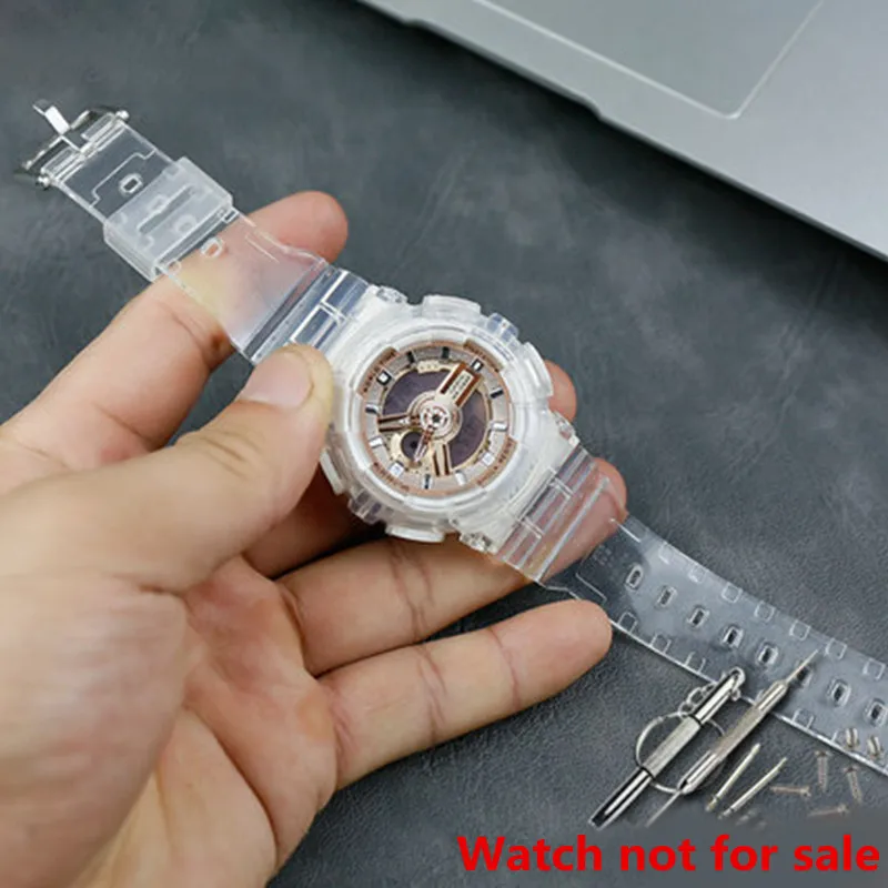 Аксессуары для часов Casio BABY-G BA-110 111 112 120 34A силиконовый резиновый прозрачный чехол