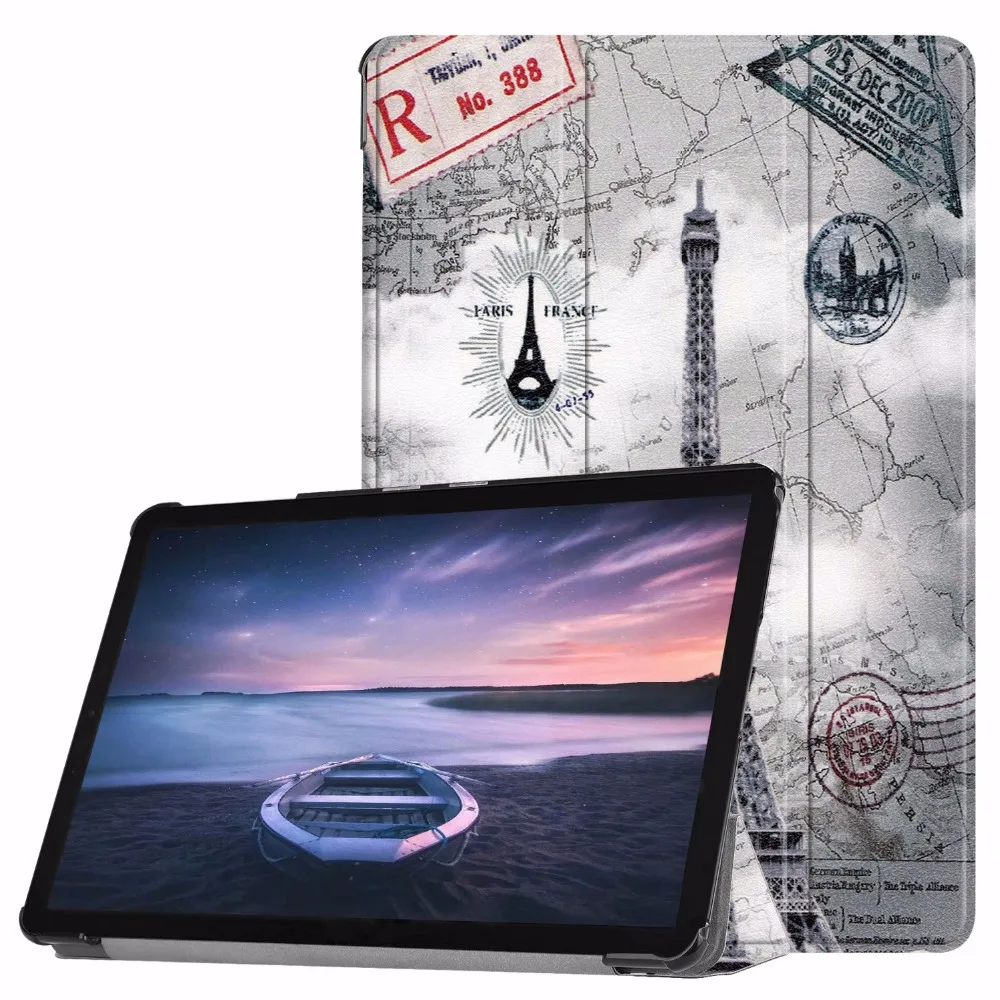 Чехол для Samsung Galaxy Tab S4 10 5 дюйма T830 T835 T837 SM ультратонкий складной чехол подставка с