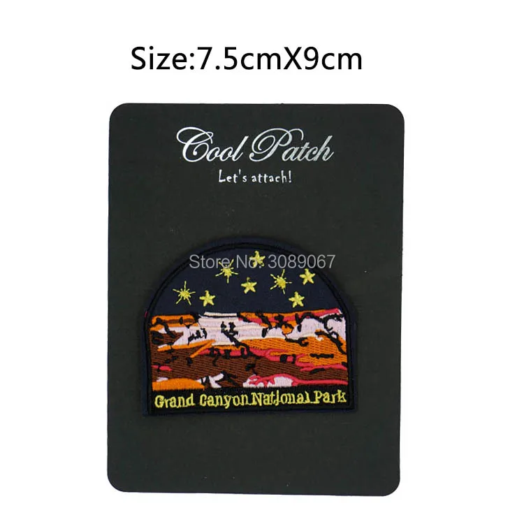Нашивка Большой Каньон Национальный парк США путешествия сувенир вышивка