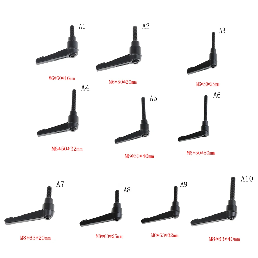 Высококачественная регулируемая ручка с резьбой и зажимом M6 M8 M10|Ручки шкафа| |