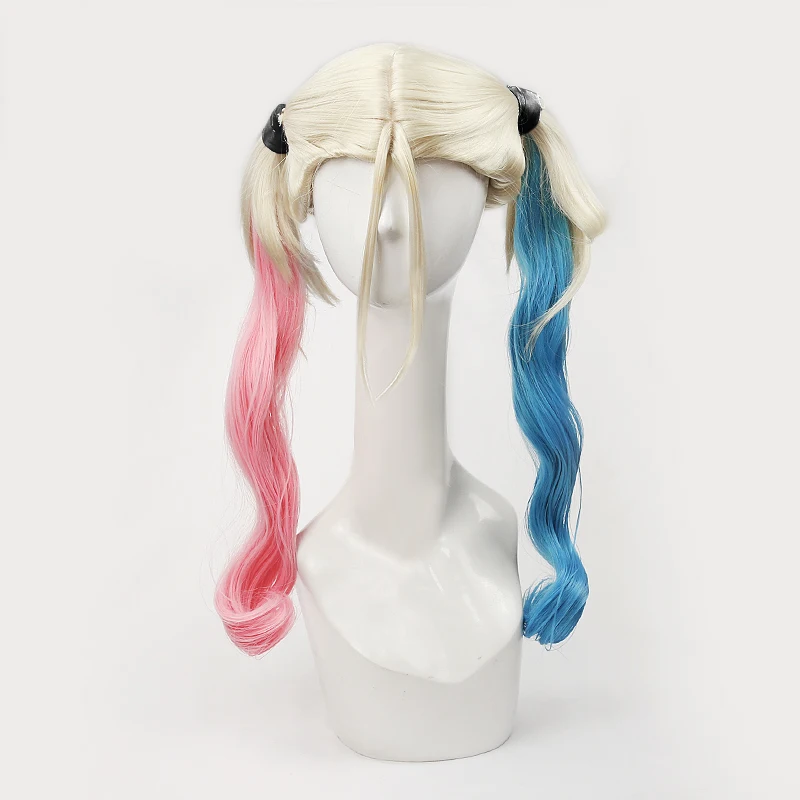 Костюмы для косплея Харли Квинн взрослых костюмы из ткани жакет костюм с париком