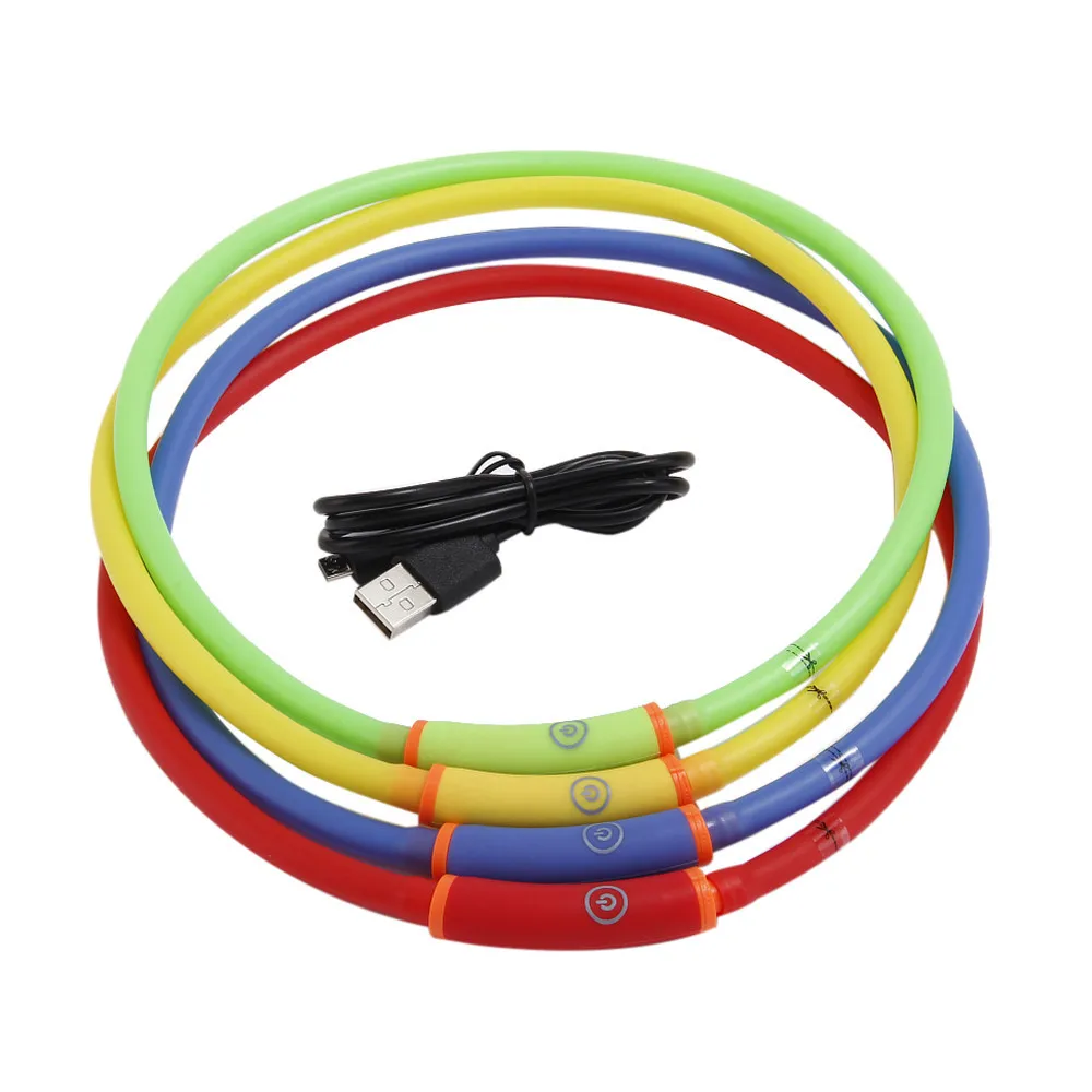 Прямая поставка водонепроницаемый перезаряжаемый USB ошейник для домашних