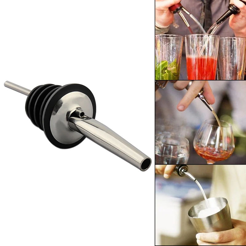 8 комплектов бутылка Pourer, из нержавеющей стали, для виски масло ликера насадка для винной бутылки+ Spouts пылезащитный колпачок s, скорость Pourer С пылезащитным колпачком