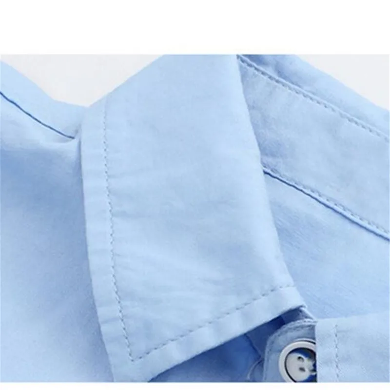 Новинка бренд для маленьких мальчиков Весенне осенние блузки школы с длинным