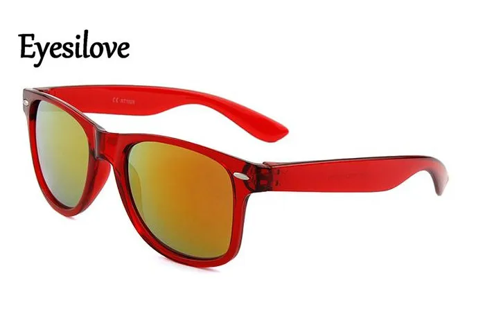 

Eyesilove 10 шт./лот прозрачные красочные женские/мужские зеркальные солнцезащитные очки/солнцезащитные очки для вождения UV400