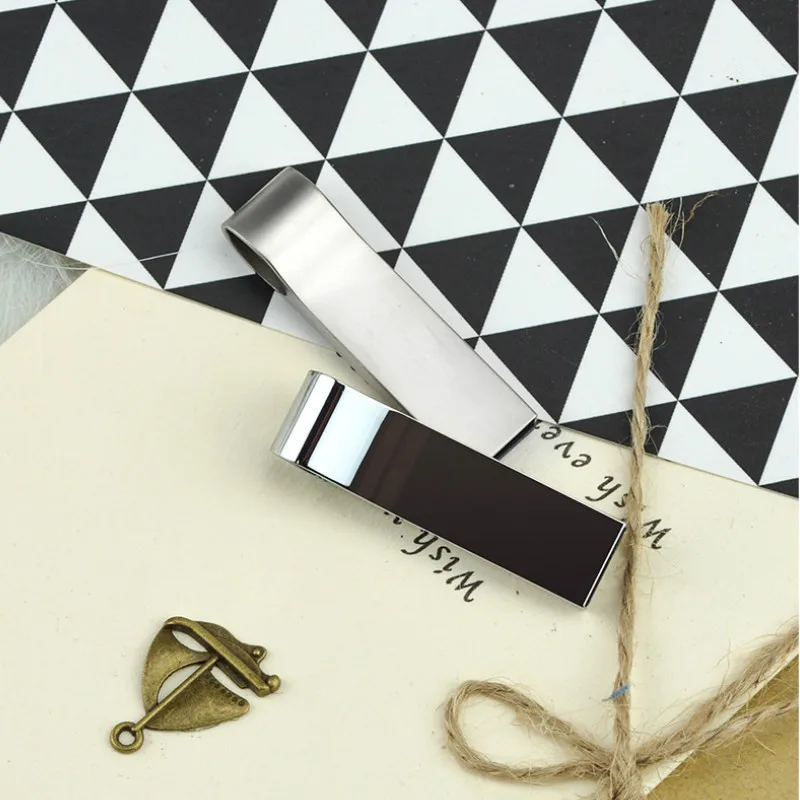 Новый usb флеш накопитель 2 0 серебряный металлический Флешка 64 ГБ 32 16 8 4 мини карта