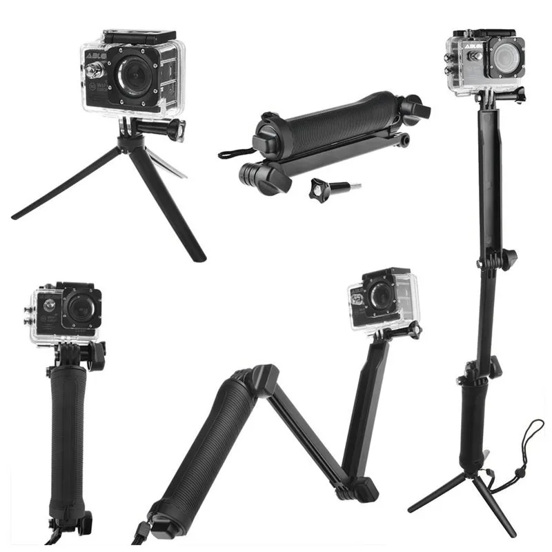 Shoot 3 way waterproofs ELF IE grip mono pod штатив для gopro hero 5 4 +/3/2 session is millet аксессуары камеры