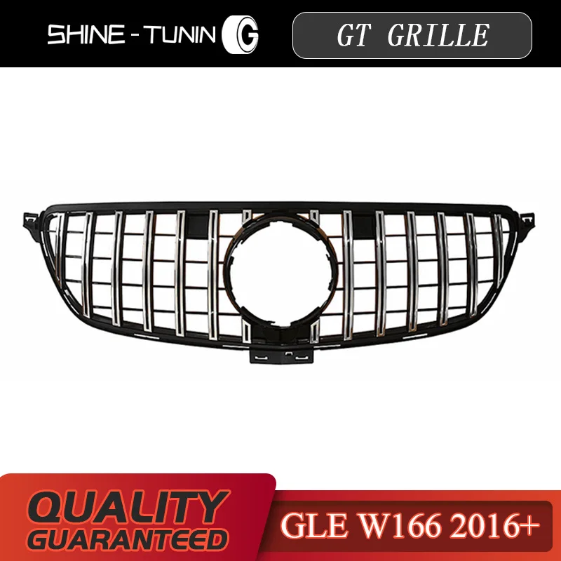 GT GTR решетка подходит для GLE Class W166 2016 + передняя сетчатая COUPE w292 GLE400 GLE450 без эмблемы
