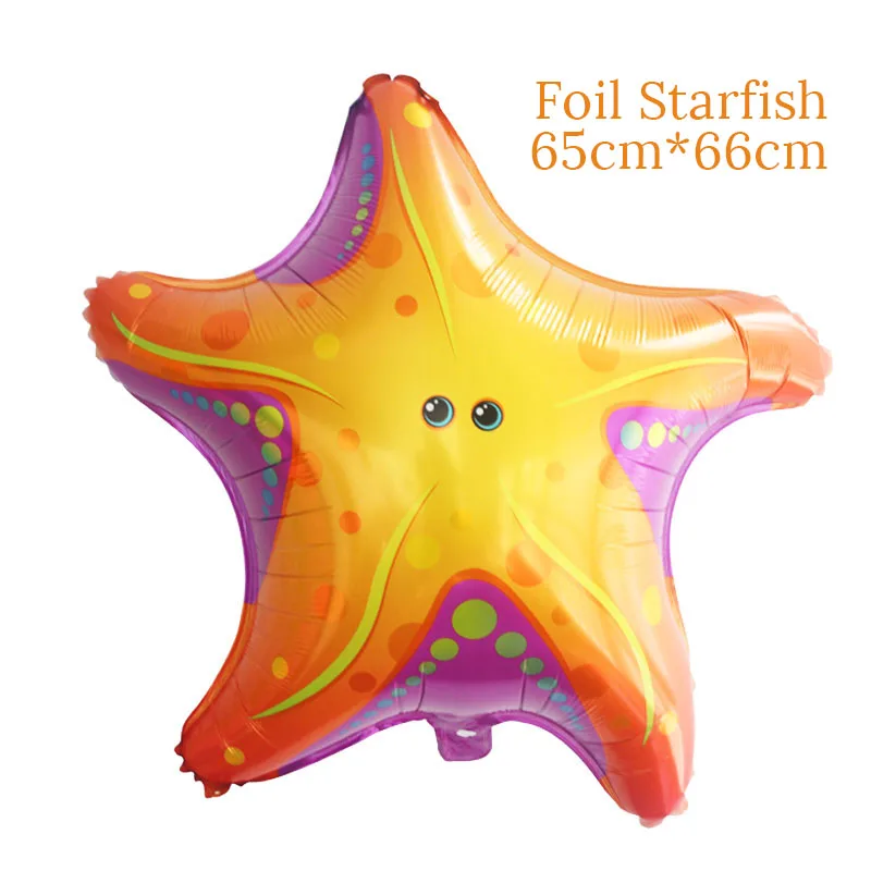 1pcs balloons Русалочка День Рождения украшения Русалка Вечерние одноразовые наборы посуды торт Топпер Baby Shower Girl 1st день рождения партии - Цвет: 1pcs balloons