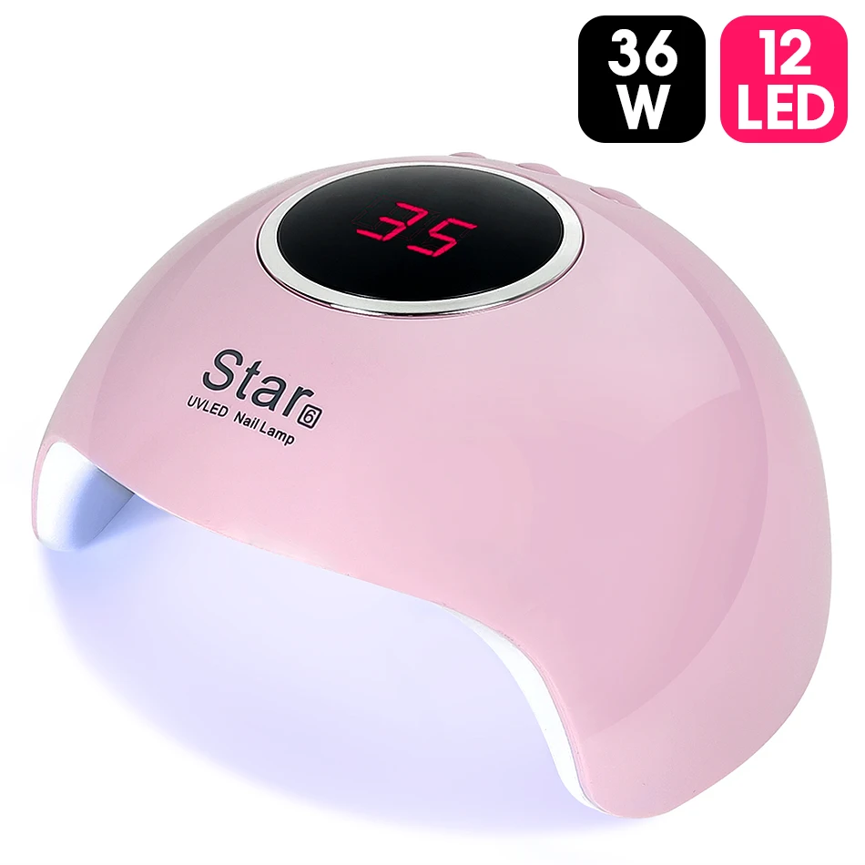 2019 Star6 краска для ногтей лак УФ лампа 36 Вт мини-лампа с USB Маникюр ЖК-монитор