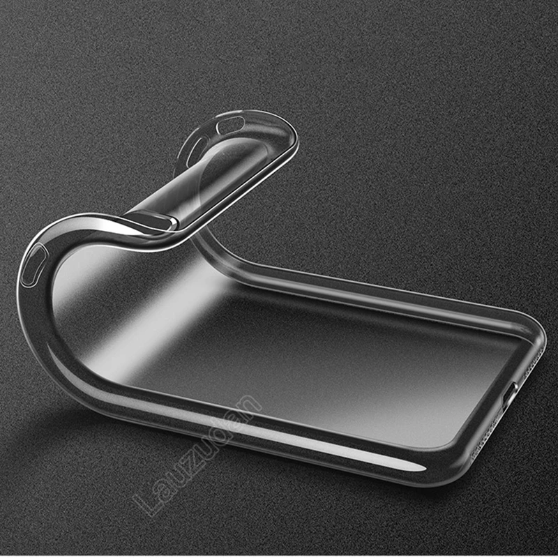 Мягкий прозрачный силиконовый чехол для iPhone 11 Pro Max прозрачная задняя крышка XR X XS