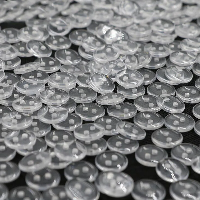 Высококачественные круглые пластиковые пуговицы с двумя отверстиями 9-25 мм | Дом