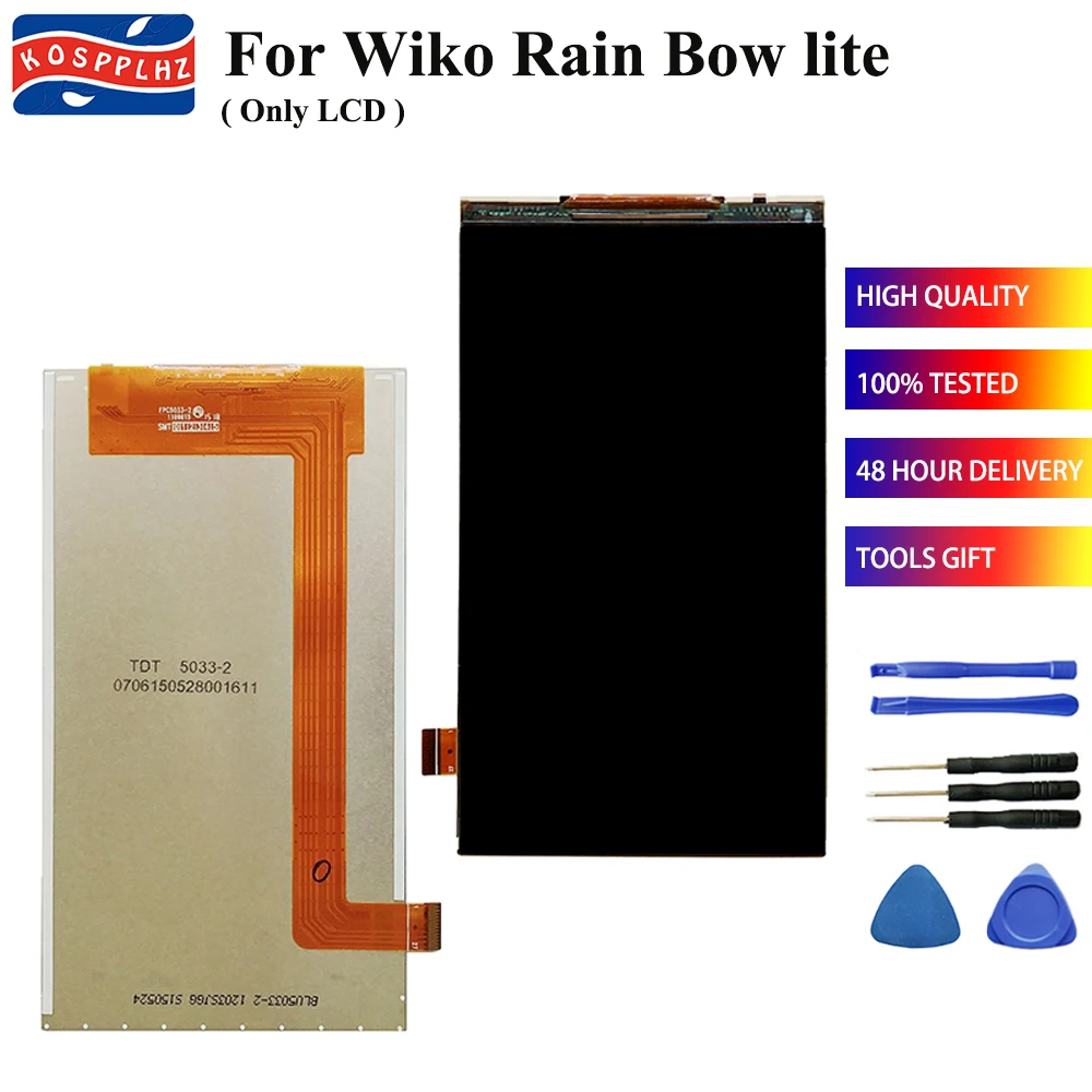 KOSPPLHZ 5 0 &quotоригинал для Wiko Rainbow Lite 4G ЖК-экран дигитайзер запасная часть 100%