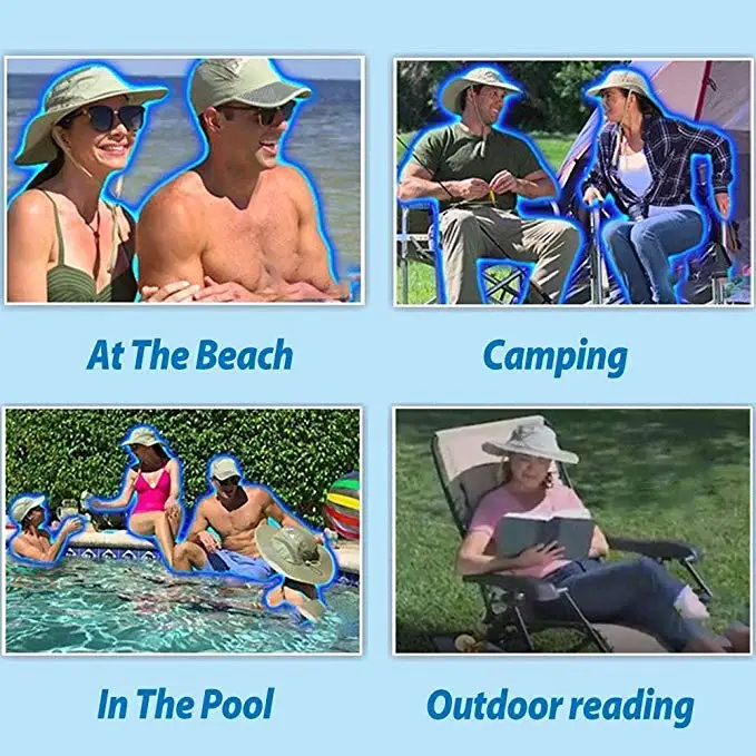

Keep You Cool Arctic Hat Heatstroke UV Protection Ice Cooling Cap Summer Casual Sunscreen Hydro Cooling Bucket Hat Drop shipping