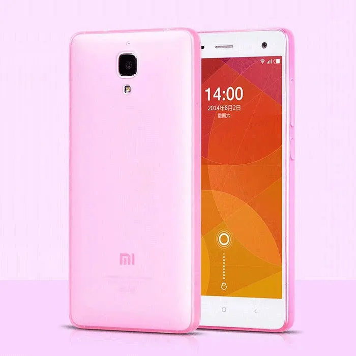 Ультратонкий 0,3 мм прозрачный мягкий Силиконовый ТПУ чехол для Xiaomi MI4 чехол для Xiaomi MI4 M4 чехол для задней панели сотового телефона чехол