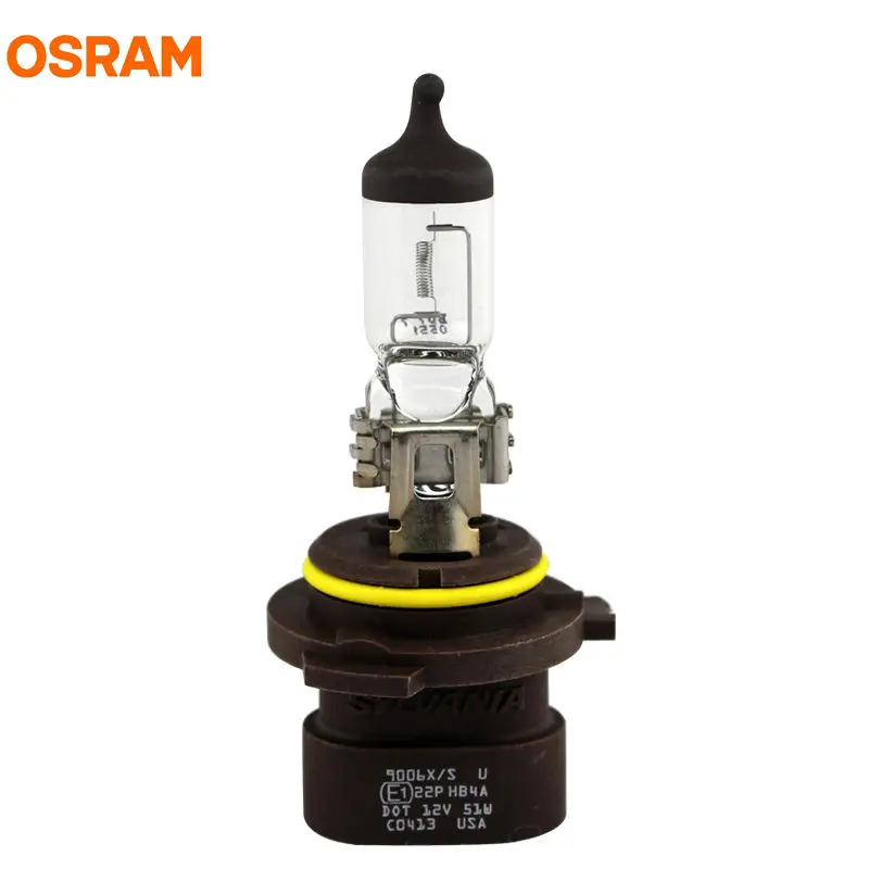 

OSRAM HB4A 9006XS 12V 51W 3200K P22d Standard Lighting Car Halogen Light OEM Bulb High Low Beam For Chrysler Dodge 1X