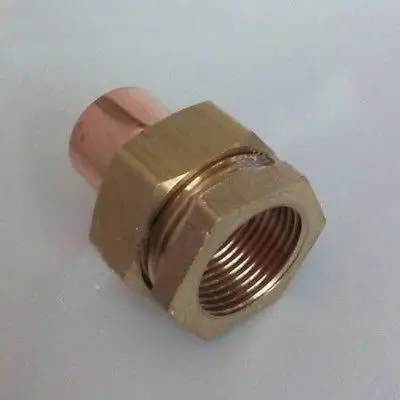 

1/2" BSP x 16mm Brass Female Thread Socket Union to Copper End Feed Pipe Fitting for water gas oil
