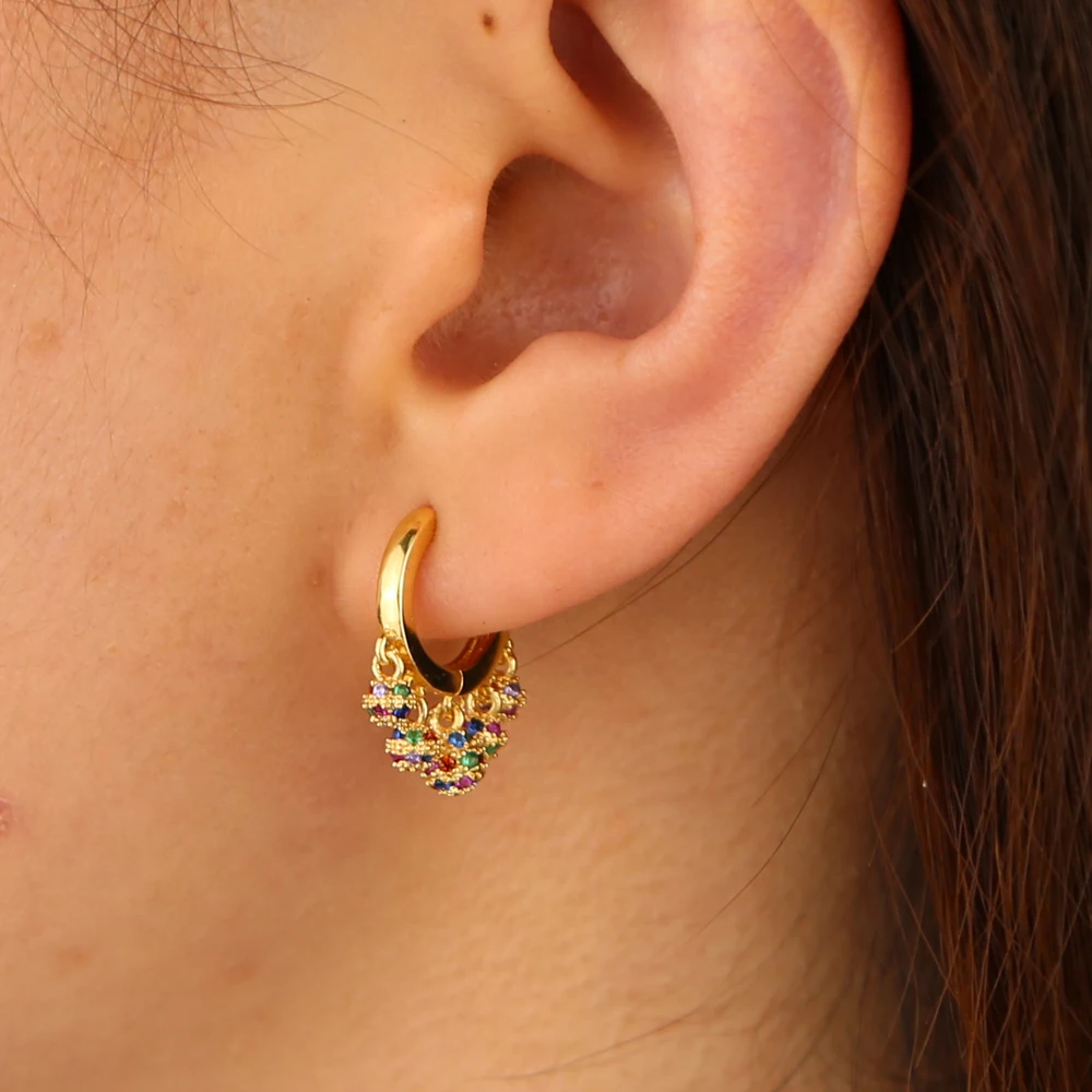 Элегантные разноцветные очаровательные золотистые женские ювелирные изделия в