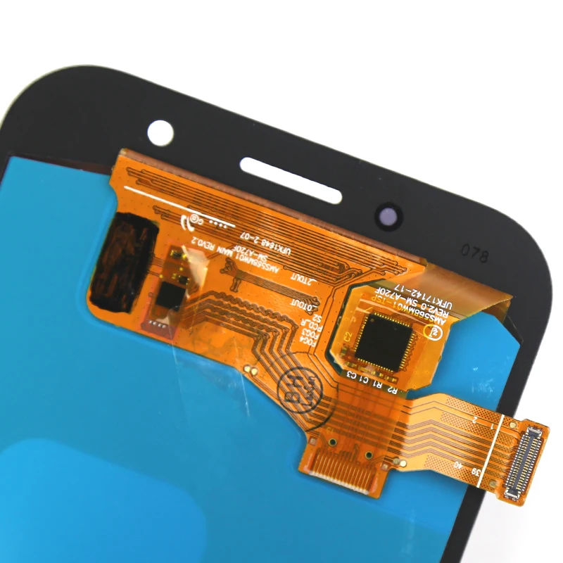 5 7 'ɺMOLED Замена дисплея для Samsung Galaxy A7 2017 A720 A720M A720F ЖК сенсорный экран