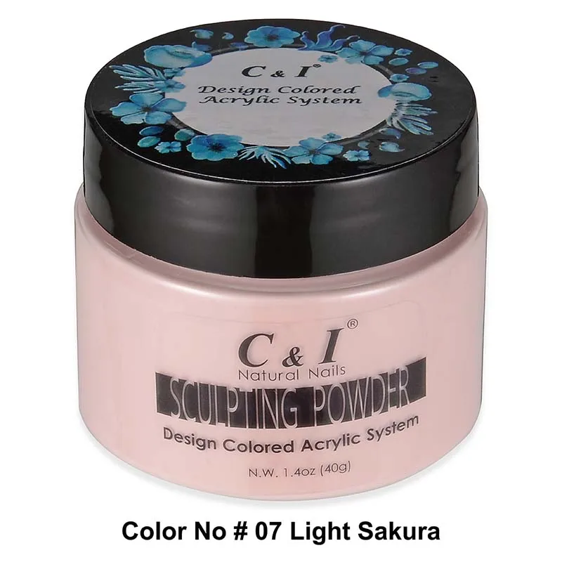 Acrylic Powder #07 Ligiht Sakura Sculpting for Nail Beauty 40g |