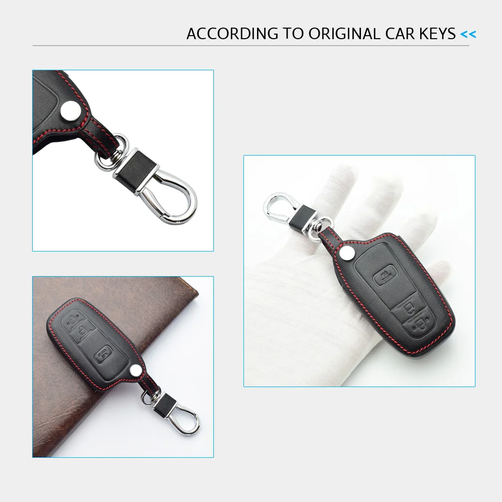 3 кнопки кожа Ключи Чехол Smart Keyless дистанционного Брелок Обложка сумка для Toyota CHR C-HR Camry Prius Авто интимные аксессуары