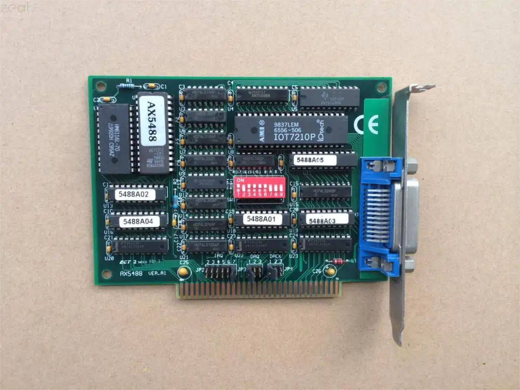 Для Moxa C218T C218Turbo PCI PCBPCI218T VER: 2 0 интеллектуальная карта с несколькими картами Axiom AX5488