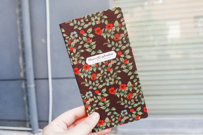 1 шт./лот ретро серии танцы бабочки цветы мини записная книжка винтажная сделай