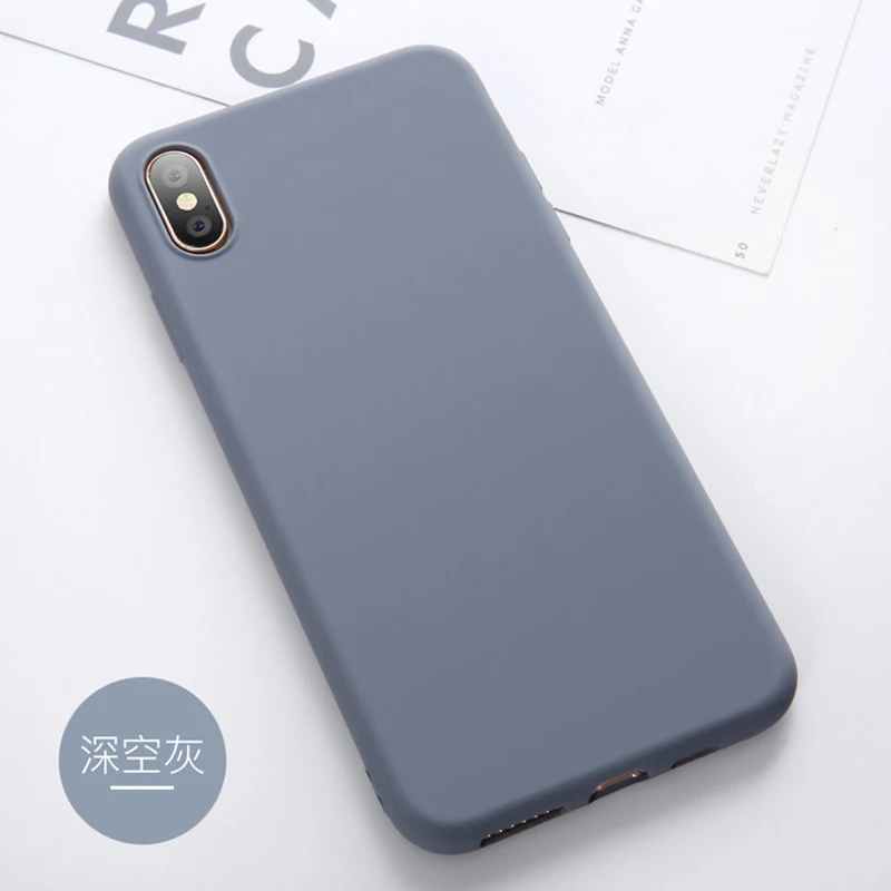 Мягкий тонкий и стильный чехол подходит для Apple iPhone XR X R мобильного телефона