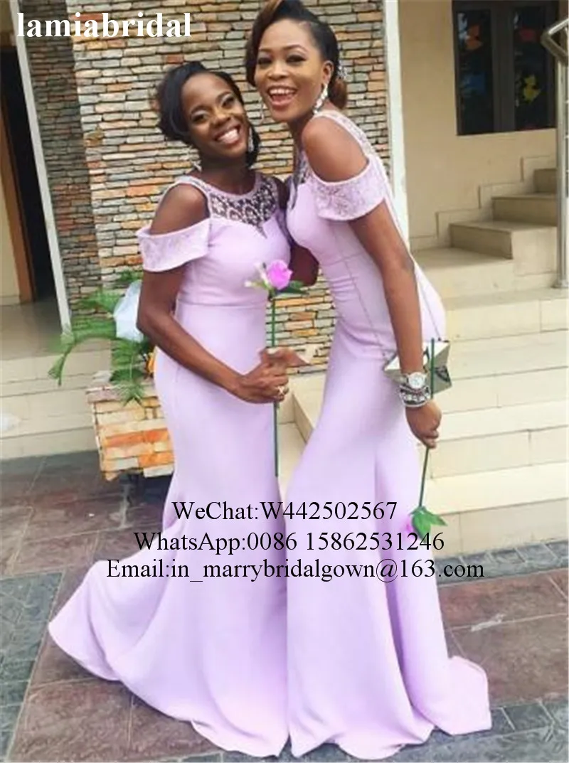 

Женское атласное платье подружки невесты, длинное Привлекательное платье сиреневого цвета с блестками и бусинами, платье подружки невесты,...