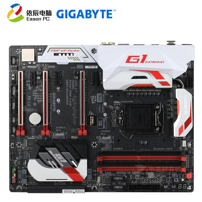 GIGABYTE GA-Z170X-GAMING 7 настольный компьютер материнская плата LGA1151 i3 i5 i7 DDR4 64G M.2 блок питания ATX