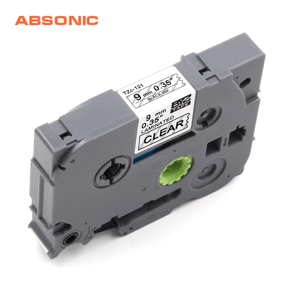 Absoonic 9 мм Лента кассеты заменить TZ121 TZ 121 TZe TZe121 этикетка производитель совместим