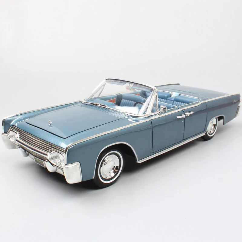 Классические большие весы, автомобильные 1:18, бренды 1961, LINCOLN, континентальные металлические модели автомобилей, Diecasts& Toy Vehicles для детской коллекции