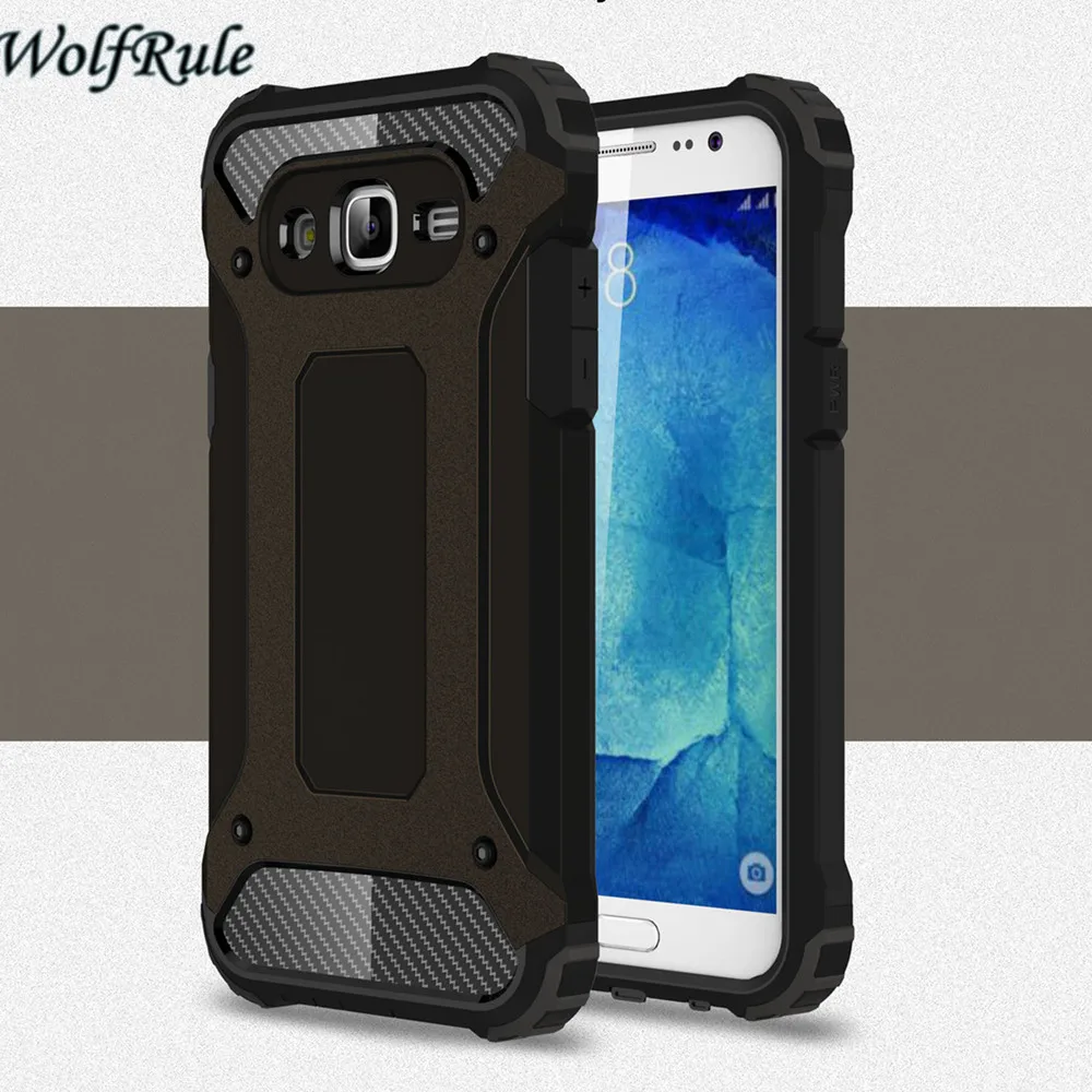 WolfRule For Cover Samsung Galaxy J5 Case TPU PC Armor Shockproof Phone 2015 J500 &lt |