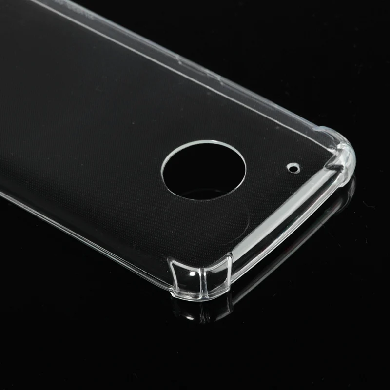 Luxur HD Прозрачный чехол для Motorola Motor G5 мягкий TPU двигателя Plus защита от пыли подушка