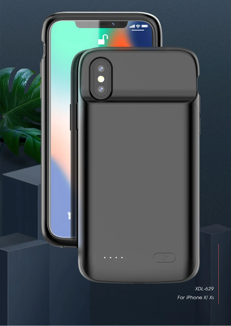 Для iPhone 6 6s 7 8 Plus зарядное устройство чехол для X XS Max XR тонкий силиконовый запасной