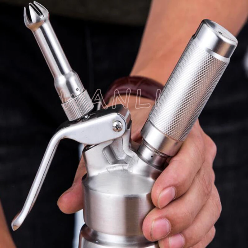 500ML 304 stainless steel Cream gun foamer Creamer Squirt Gun Gas Tank Siphon Bottle Foam | Бытовая техника