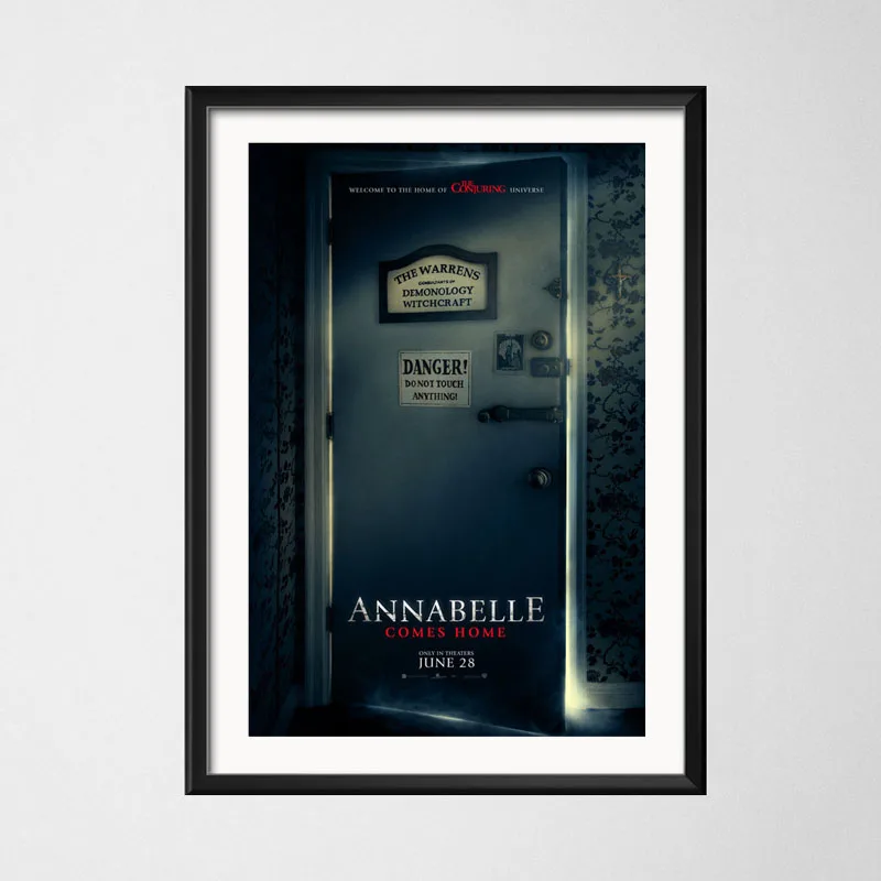Постер и принты Новый Annabelle 3 приходит домой фильм Классический ужас кино