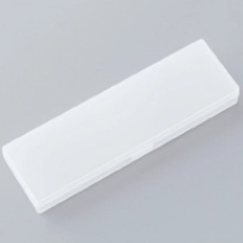 Small White Простой Прозрачный чехол-карандаш матовая пластиковая коробка для ручки коробка для хранения школьные офисные принадлежности Канцтовары высокое качество - Цвет: Small White
