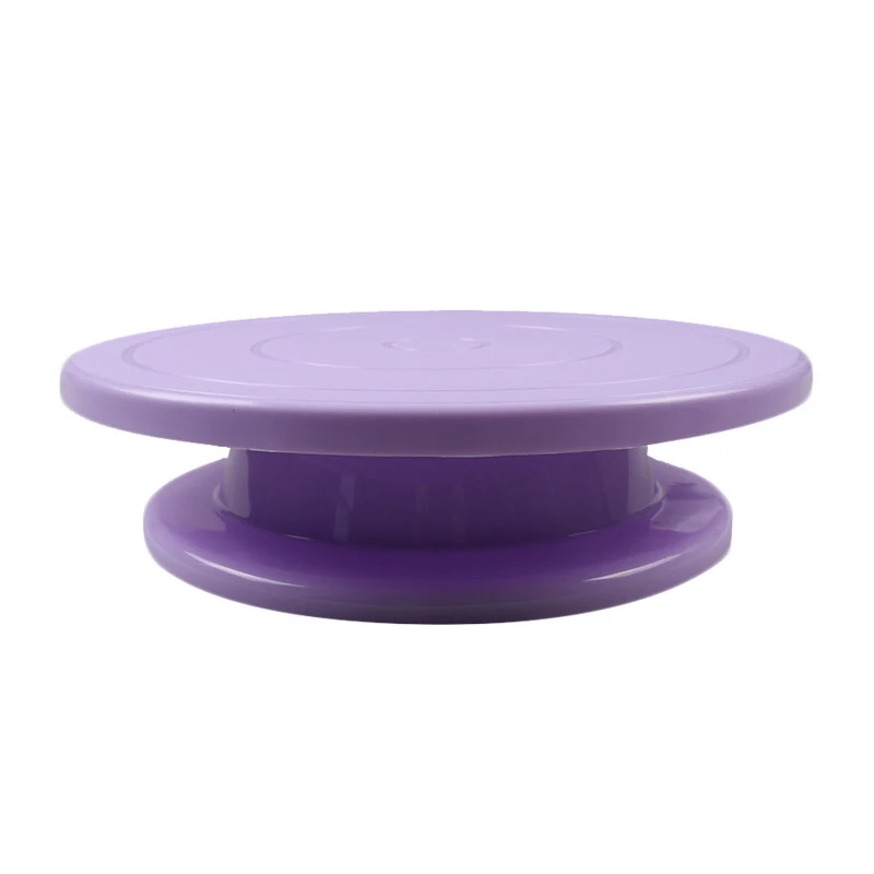 Plastic Cake Plate Turntable Rotating Anti-skid Round Stand Rotary Table J2Y | Дом и сад