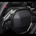 Для Peugeot 508 сомнения очаровательно, SW GT 2019 ABS углеродного волокна дверная ручка крышки рулевого колеса автомобиля декоративная крышка Накладка автомобиля аксессуары для укладки 1 шт.