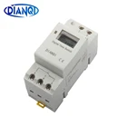 Программируемый электронный цифровой таймер 12 В 24 в 36 в 48 в 110 В 220 В таймер tp8a16 Din рейка 6a 10a 16a 25a 30a