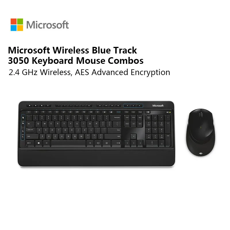 Беспроводная клавиатура Microsoft Blue Track 3050 мышь комбо мультимедиа 3000