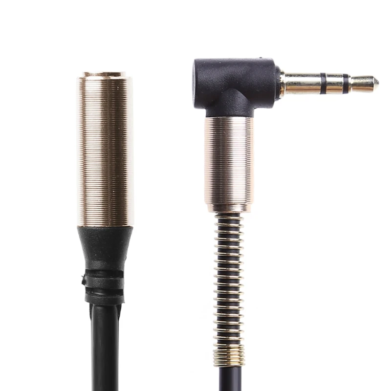 1M 3.5MM Jack 90 Degree Right Angle Male To Female Audio Stereo Aux Cable Cord | Электроника