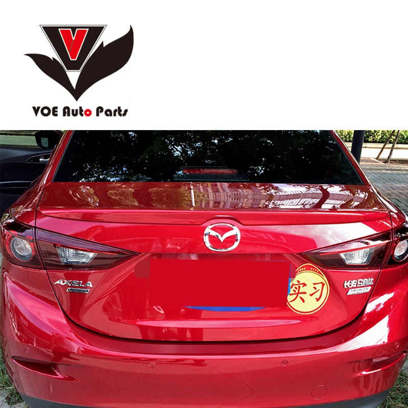 

2014 2015 2016 AXELA ABS Plastic Unpainted Rear Wing Lip Spoiler for Mazda AXELA