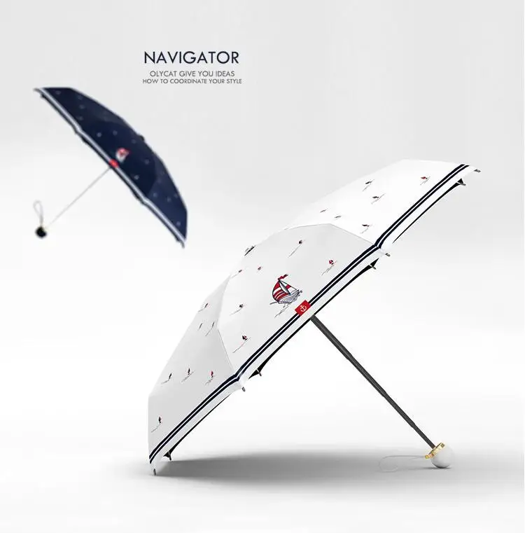 Sailing Navy Wind 8 костный сильный армированный ветростойкий солнечный и