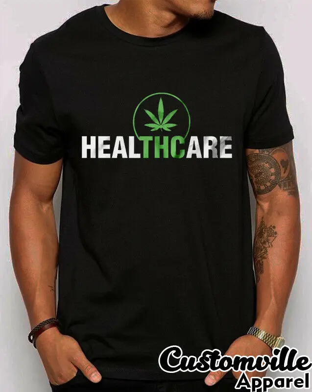 2019 модная медицинская футболка Thc Heal женская рубашка с принтом марихуаны